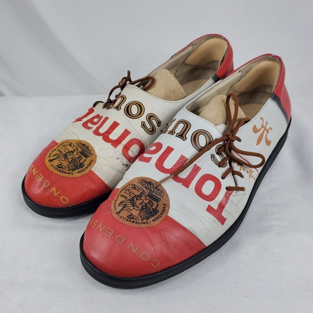 Icon Casual Shoes Pop Art Campbell's Tomato Soup Andy Warhol Size M 7.5 W 9.5 - Picture 6 of 13